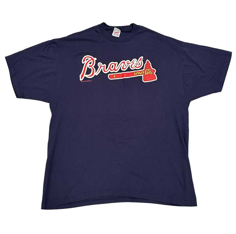 1997 Chipper Jones Braves Player Tshirt size 2X - image 4