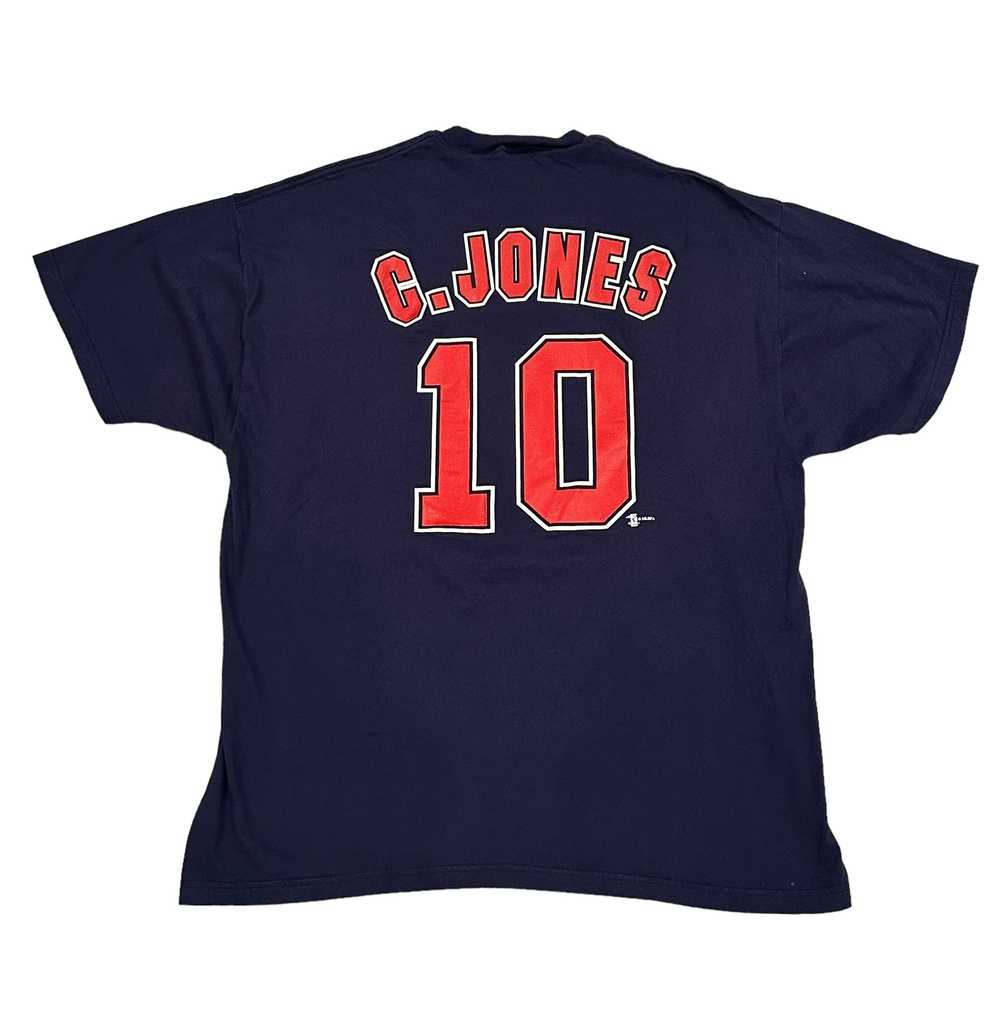 1997 Chipper Jones Braves Player Tshirt size 2X - image 5