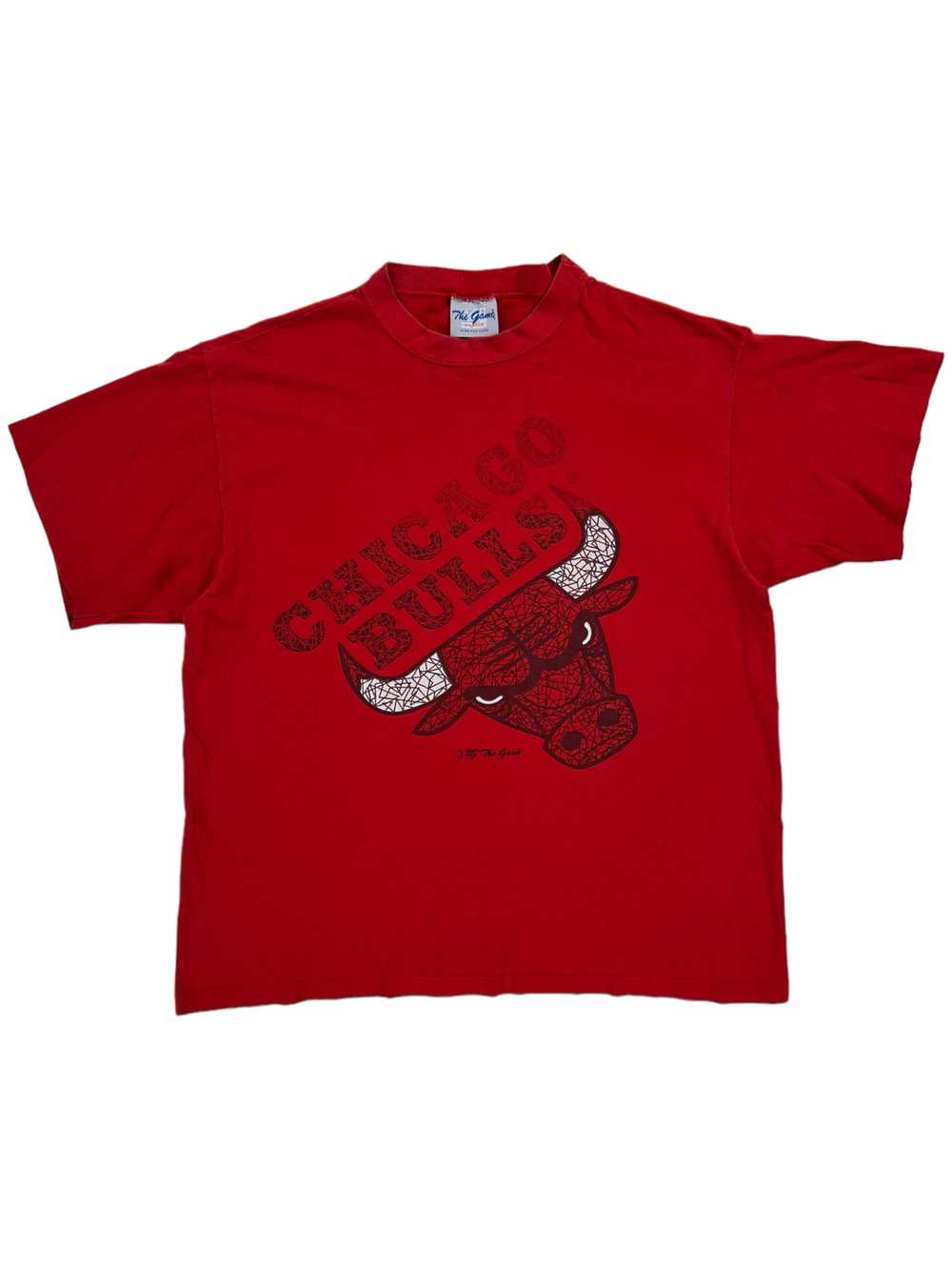 90s The Game Chicago Bulls NBA logo t shirt size … - image 2