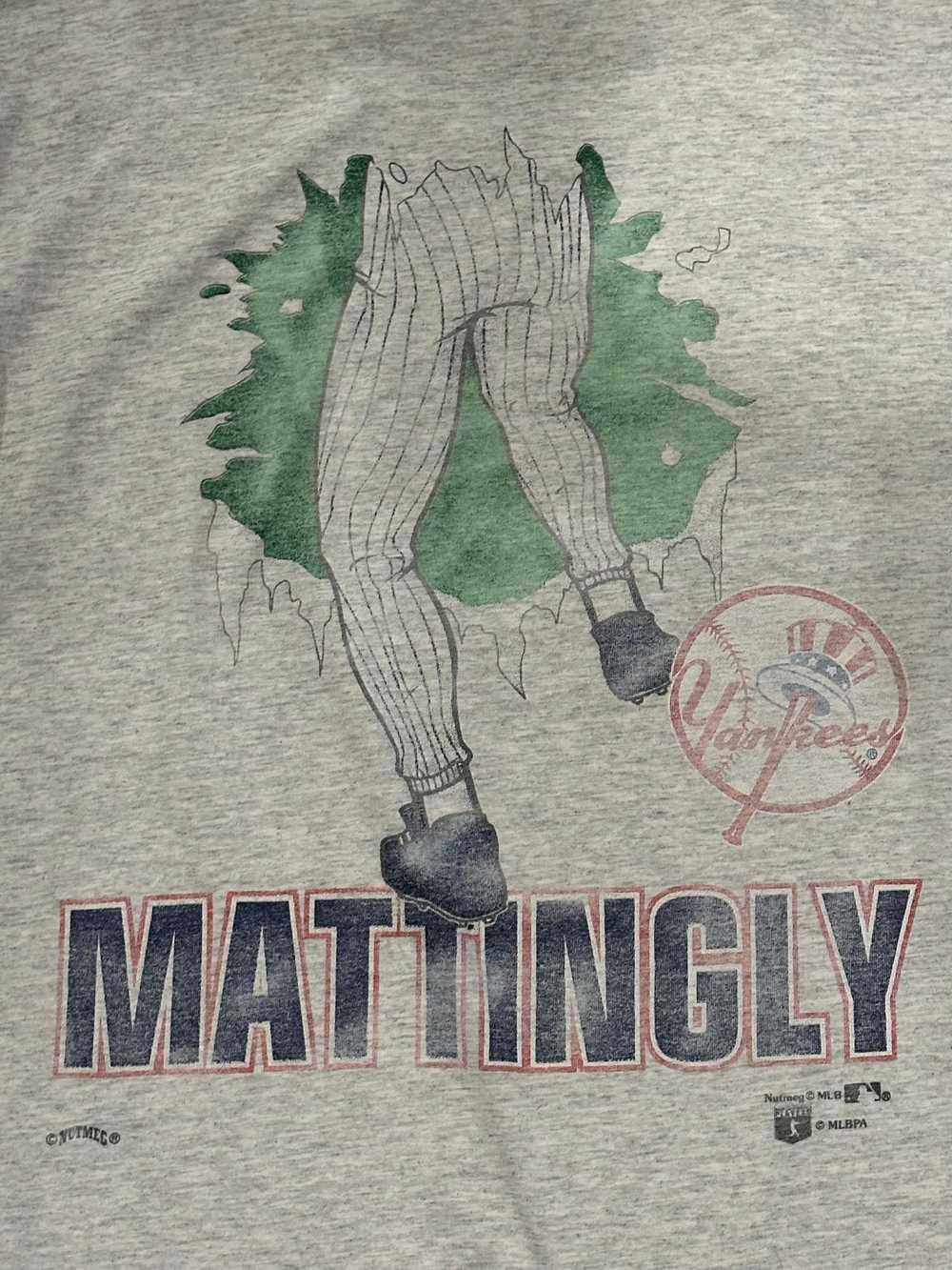 Yankees Don Mattingly Break Through Tshirt size XL - image 2