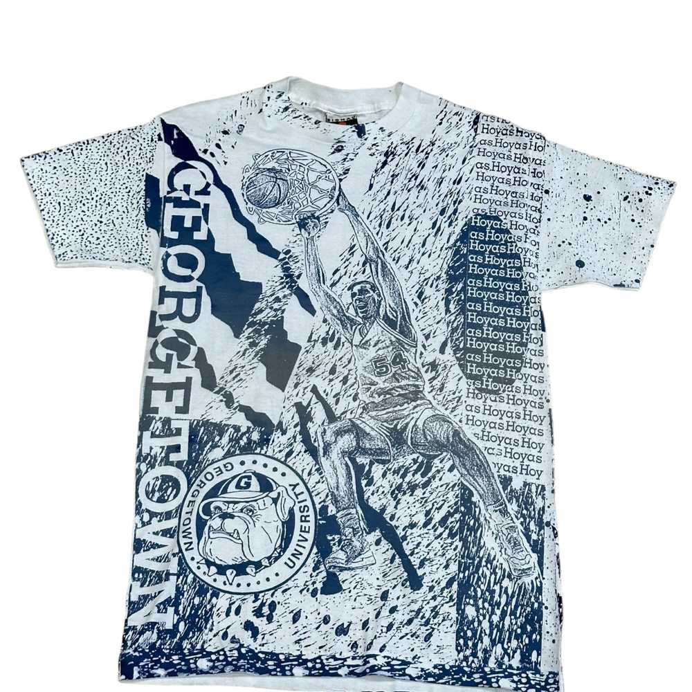 Georgetown Hoyas AOP Tshirt M - image 2