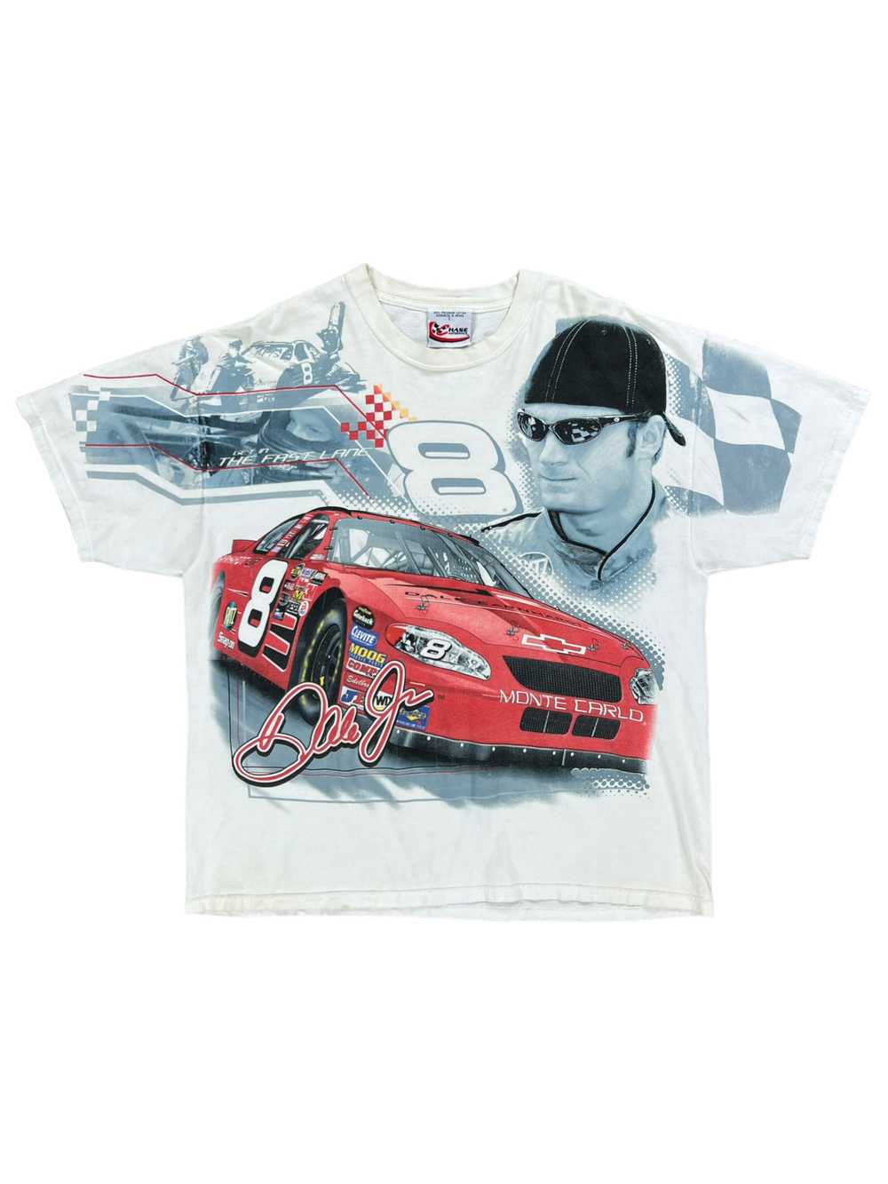 90s Nascar Dale Earnhardt Jr. All over print AOP … - image 1