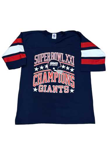 1990 Giants Super Bowl Shirt size L - image 1