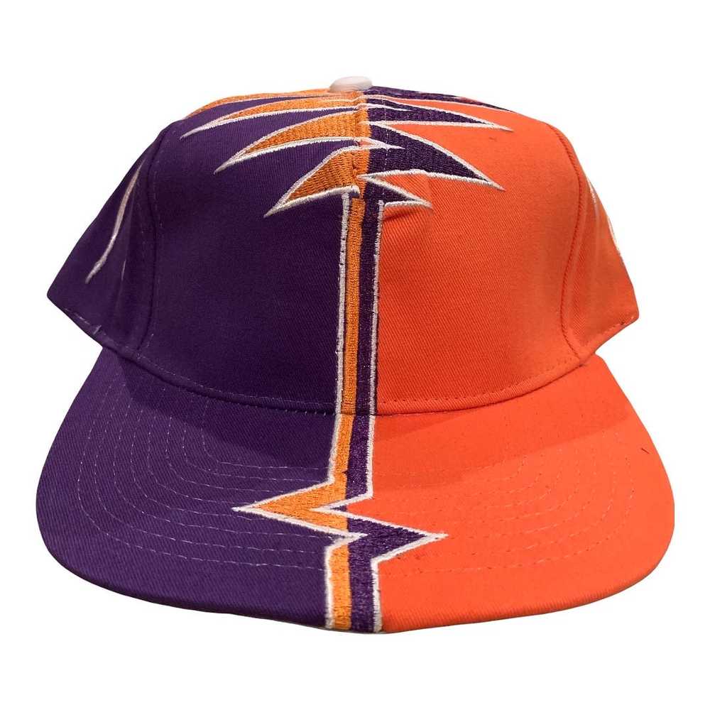 Custom Shockwave Purple Orange SnapBack Blank - image 1