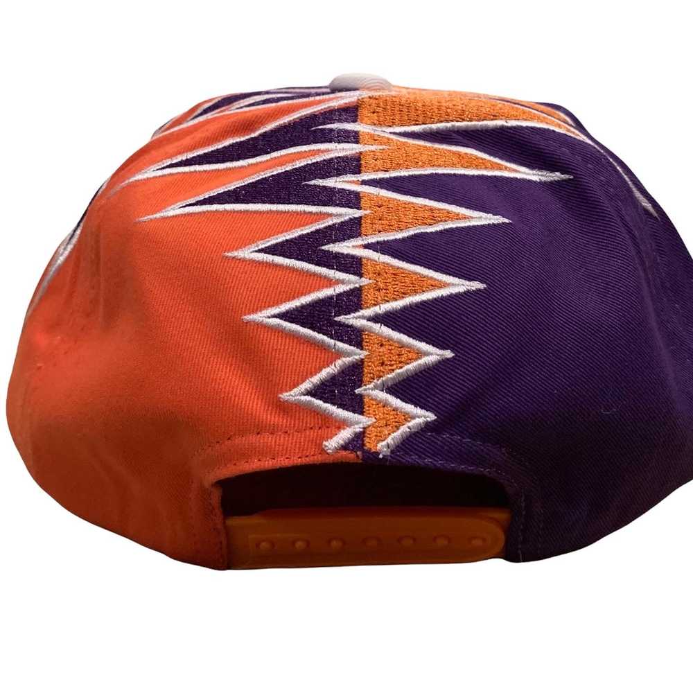 Custom Shockwave Purple Orange SnapBack Blank - image 4