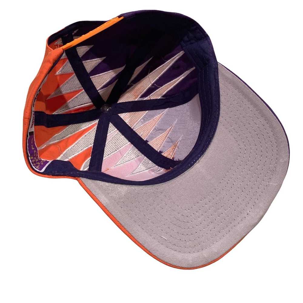 Custom Shockwave Purple Orange SnapBack Blank - image 5