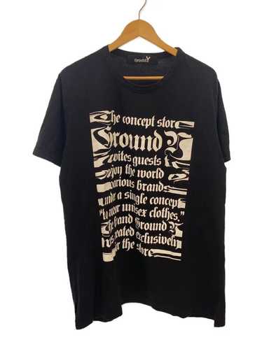 Yohji Yamamoto Ground Y cotton printed T-shirt bla