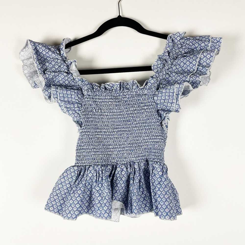 Other O.P.T Alana Cotton Poplin Smocked Bodice Ru… - image 4