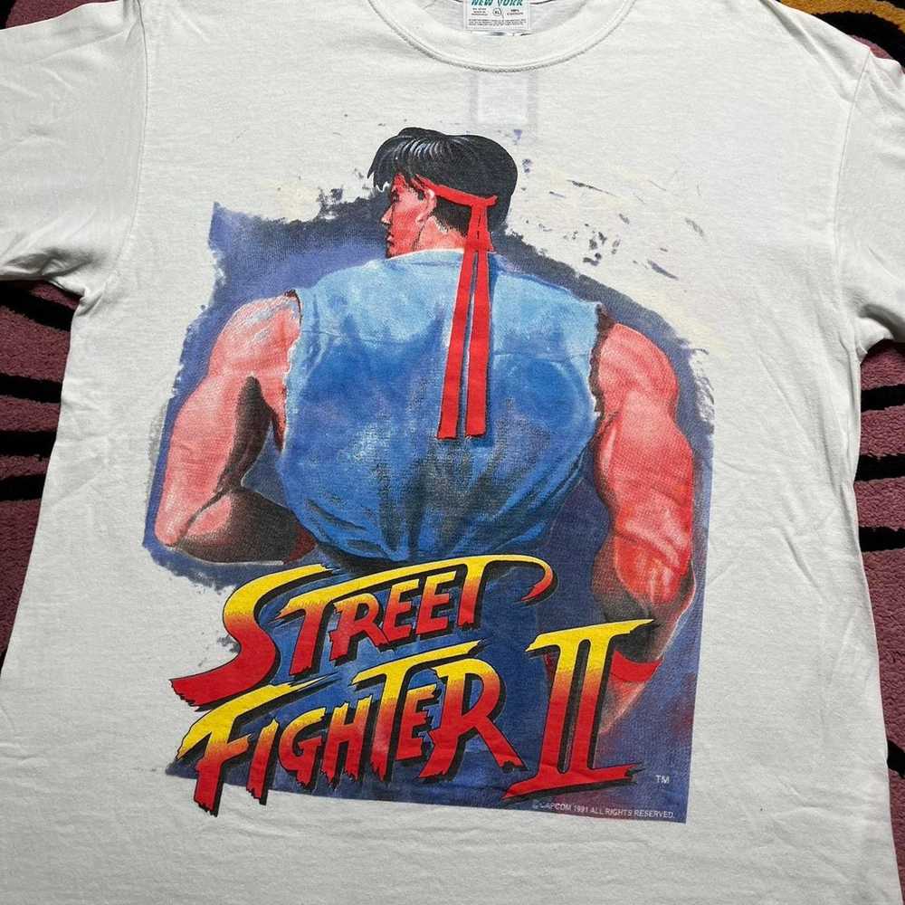 Vintage Vintage 90’s Street Fighter 2 Double Side… - image 2