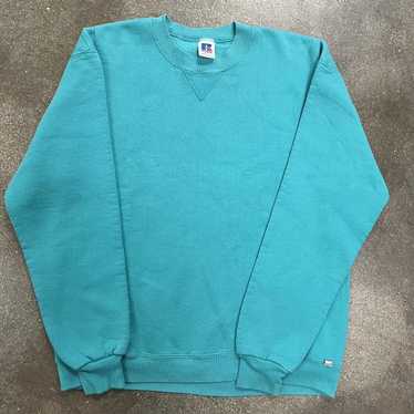 Russell Athletic VTG 90s Russell Athletic Turquoi… - image 1