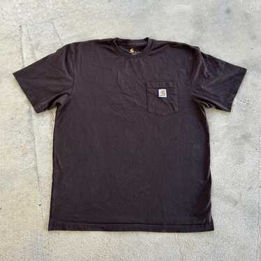 Carhartt Carhartt Brown Pocket Tee - image 1