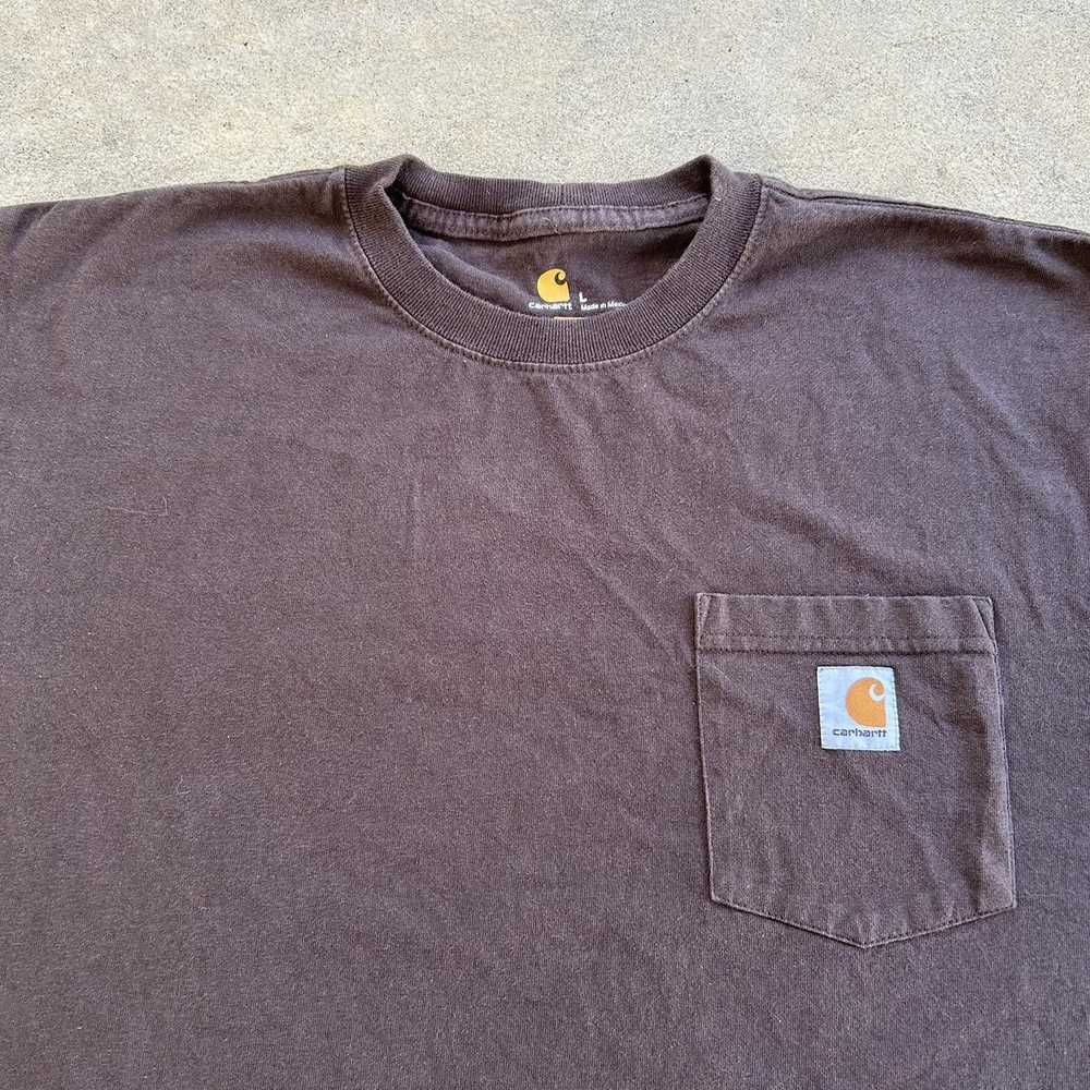 Carhartt Carhartt Brown Pocket Tee - image 2