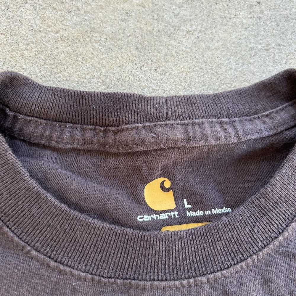 Carhartt Carhartt Brown Pocket Tee - image 3