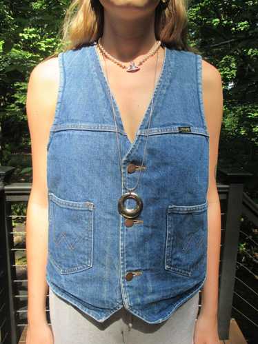 Wrangler Vintage Wrangler Denim Wool-Lined Vest