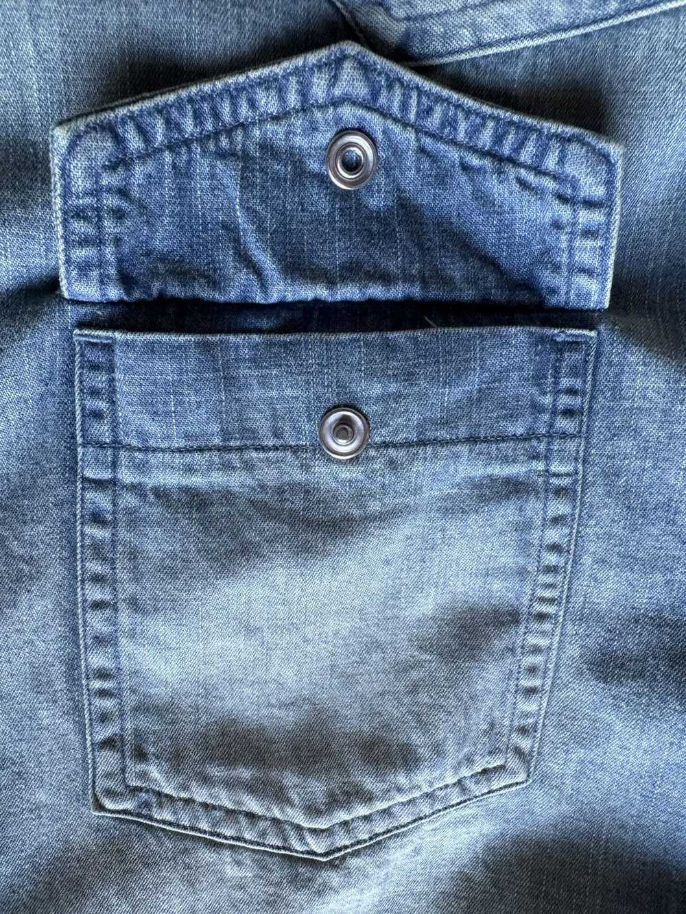 Balmain Balmain Distressed Denim Button-Up - image 6