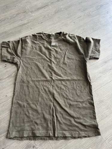 Kith Kith Olive distressed t shirt