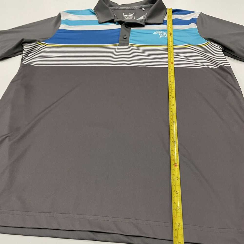 Puma Puma Men’s Golf Polo Shirt Dry Cell Gray Str… - image 4