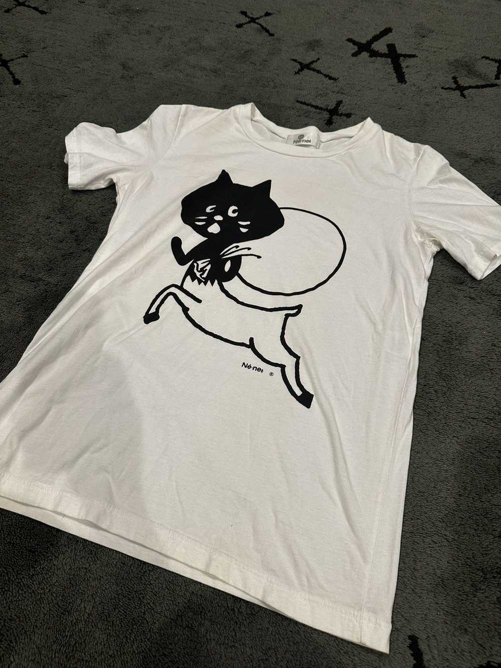 Issey Miyake × Ne-Net Ne-Net Cat T-Shirt - image 2