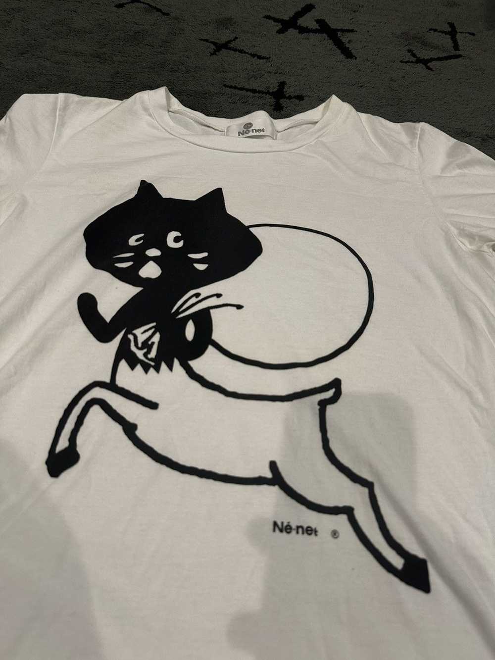 Issey Miyake × Ne-Net Ne-Net Cat T-Shirt - image 3