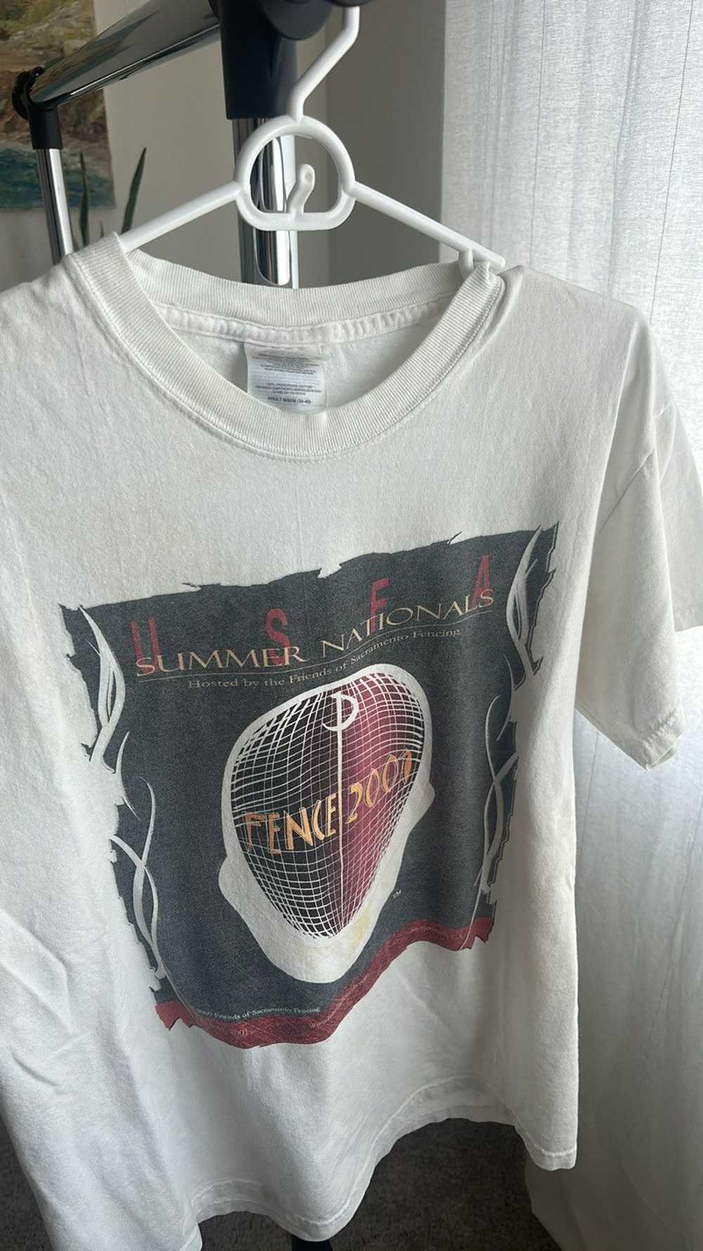 Vintage USFA ‘01 Fencing T-Shirt - image 1