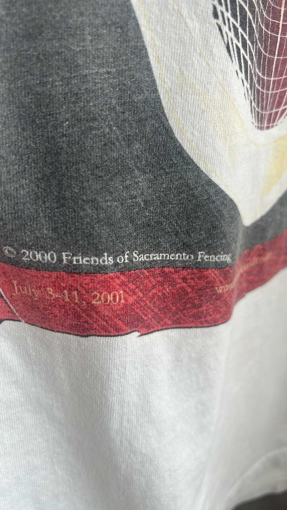 Vintage USFA ‘01 Fencing T-Shirt - image 3