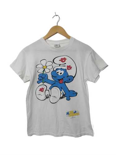 Delta × Streetwear × Vintage Vintage 90s Smurf Tee - image 1