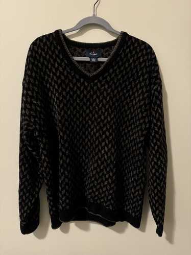 Ivy Crew Ivy Crew Black/Brown patterned sweater