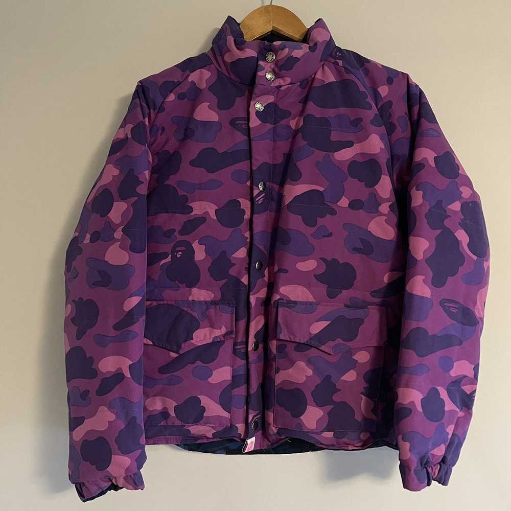 Bape OG Bape Apee Blue / Purple Camo Reversible P… - image 1