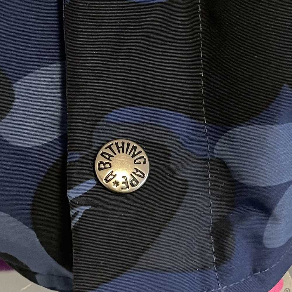 Bape OG Bape Apee Blue / Purple Camo Reversible P… - image 7