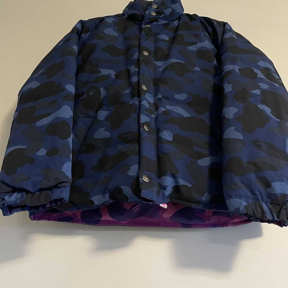 Bape OG Bape Apee Blue / Purple Camo Reversible P… - image 8