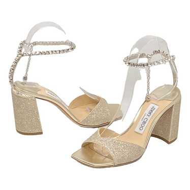 Jimmy Choo Saeda cloth sandal - image 1