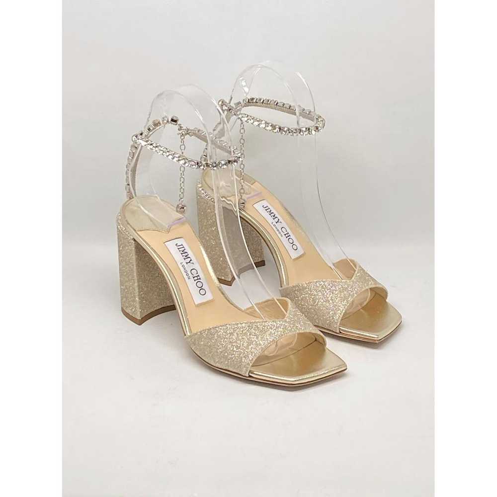 Jimmy Choo Saeda cloth sandal - image 2