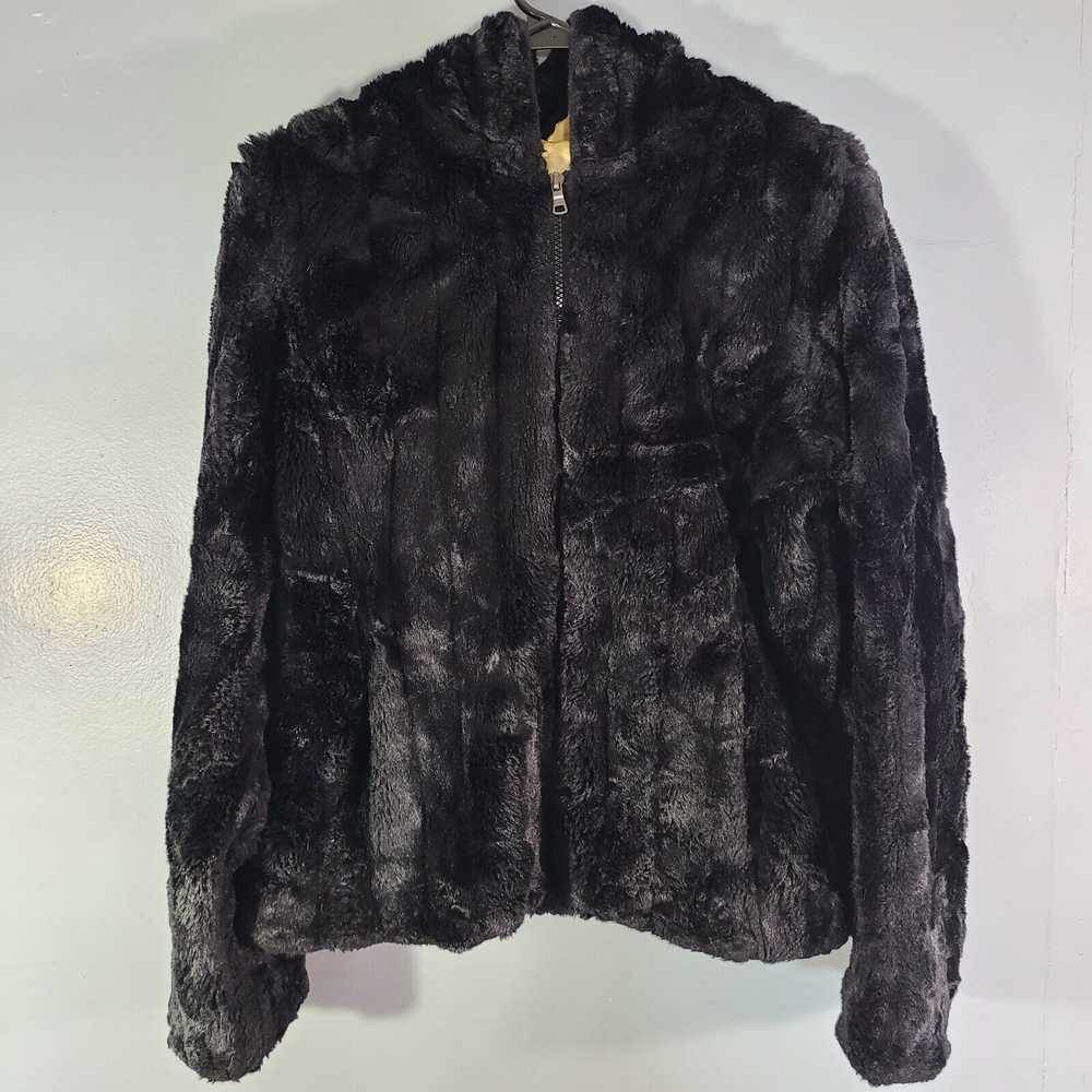 Esprit ESprit Outerwear Faux Fur Bomber Jacket Wo… - image 1