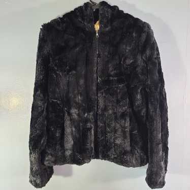 Esprit ESprit Outerwear Faux Fur Bomber Jacket Wo… - image 1