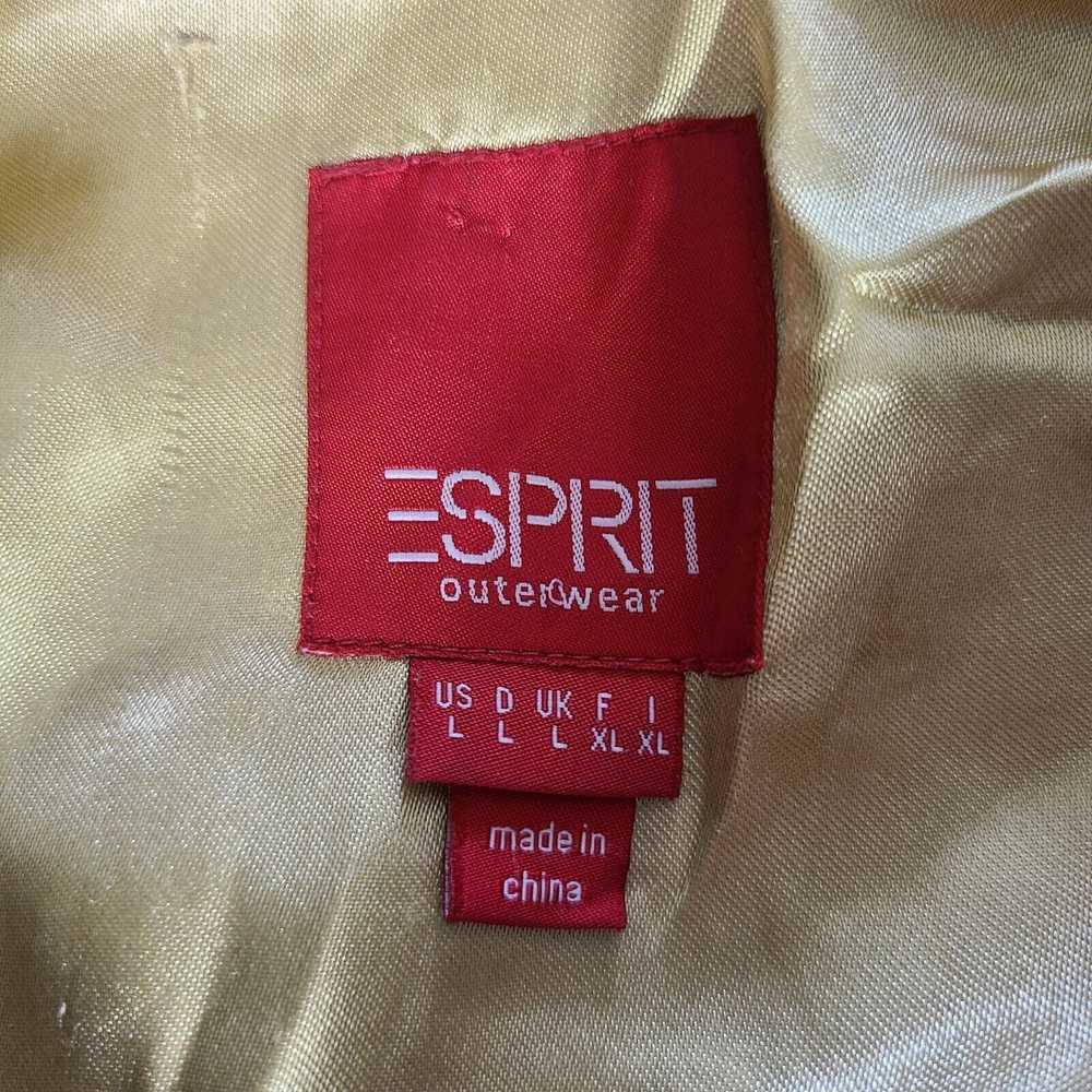 Esprit ESprit Outerwear Faux Fur Bomber Jacket Wo… - image 3