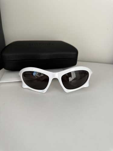 Balenciaga Balenciaga Bat Sunglasses White