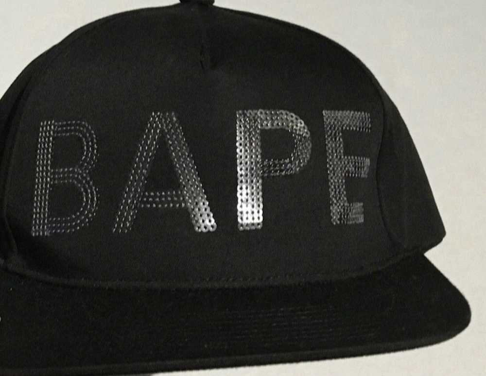 Bape Bape silver logo hat - image 1