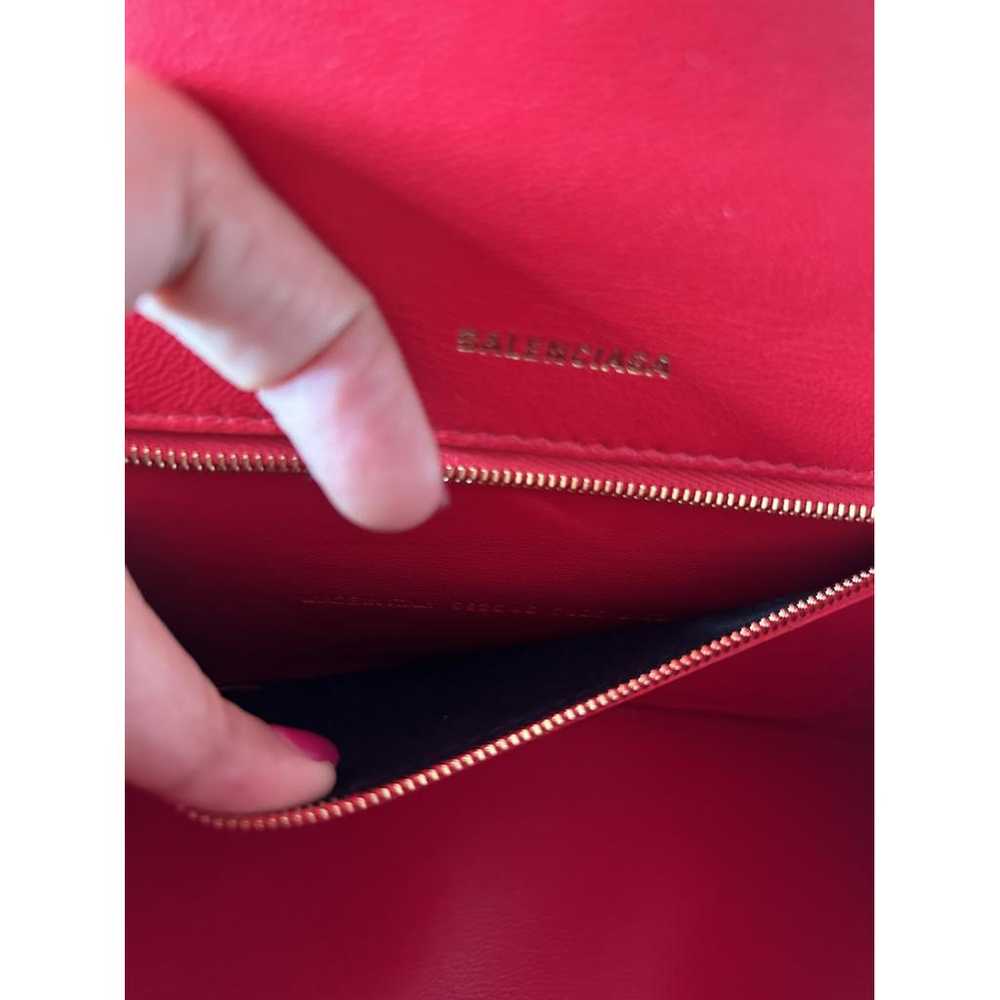 Balenciaga Hourglass leather mini bag - image 7