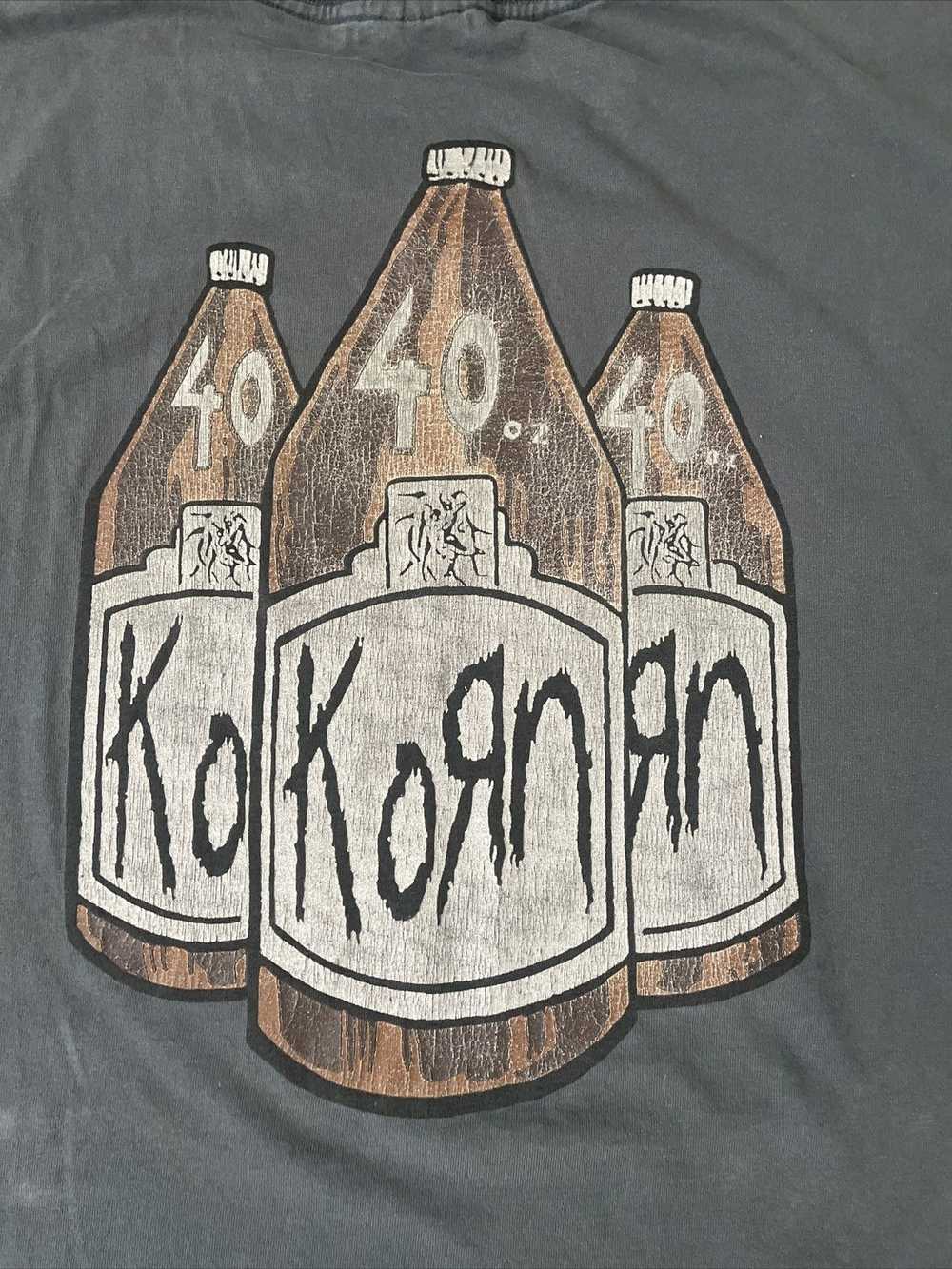 Band Tees Korn 90’s band tee shirt 40’s 40 ounce … - image 6