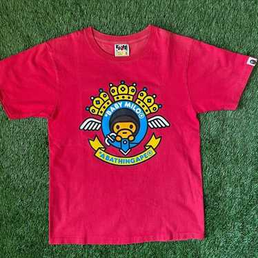 A BATHING APE　BABY MILO® Tシャツ レッドL A Bathing Ape Men Color Camo Baby Milo Tee white red