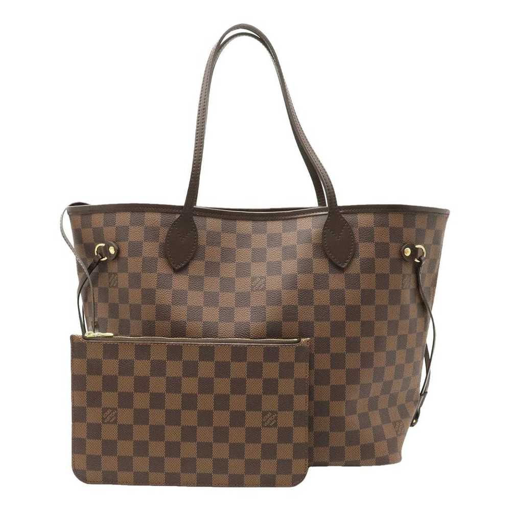 Louis Vuitton Neverfull leather handbag - image 1