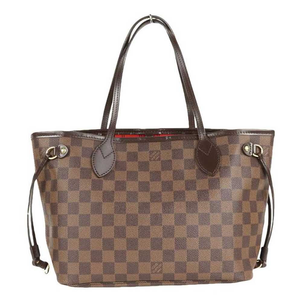 Louis Vuitton Neverfull leather handbag - image 1