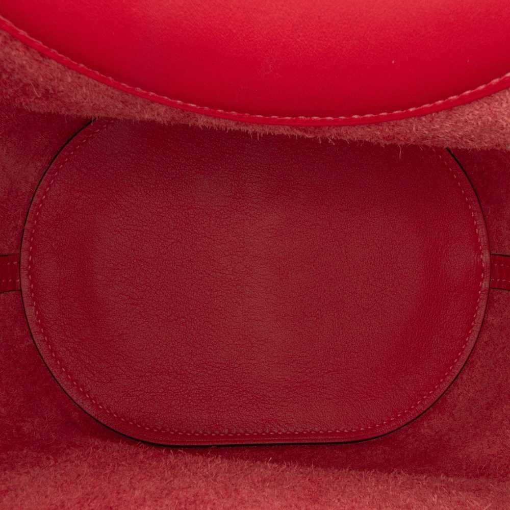 Product Details Hermes Red Clemence & Swift In Th… - image 5