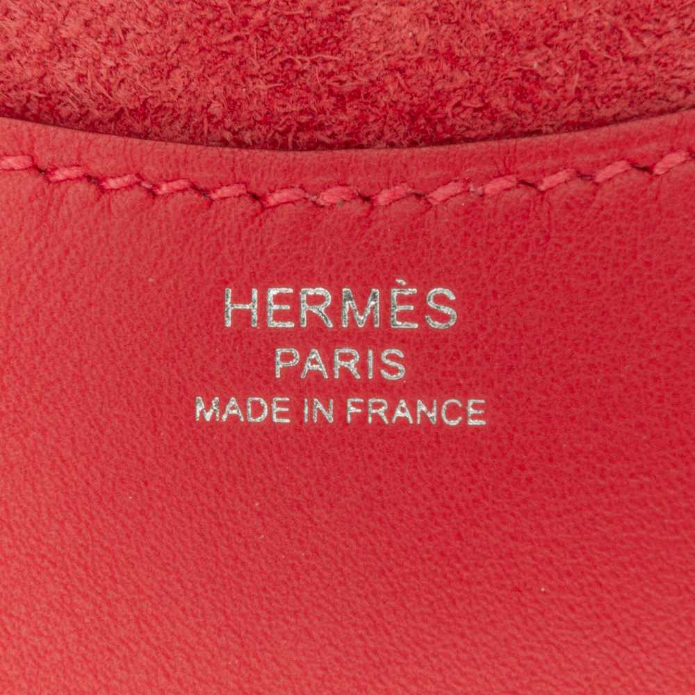 Product Details Hermes Red Clemence & Swift In Th… - image 6