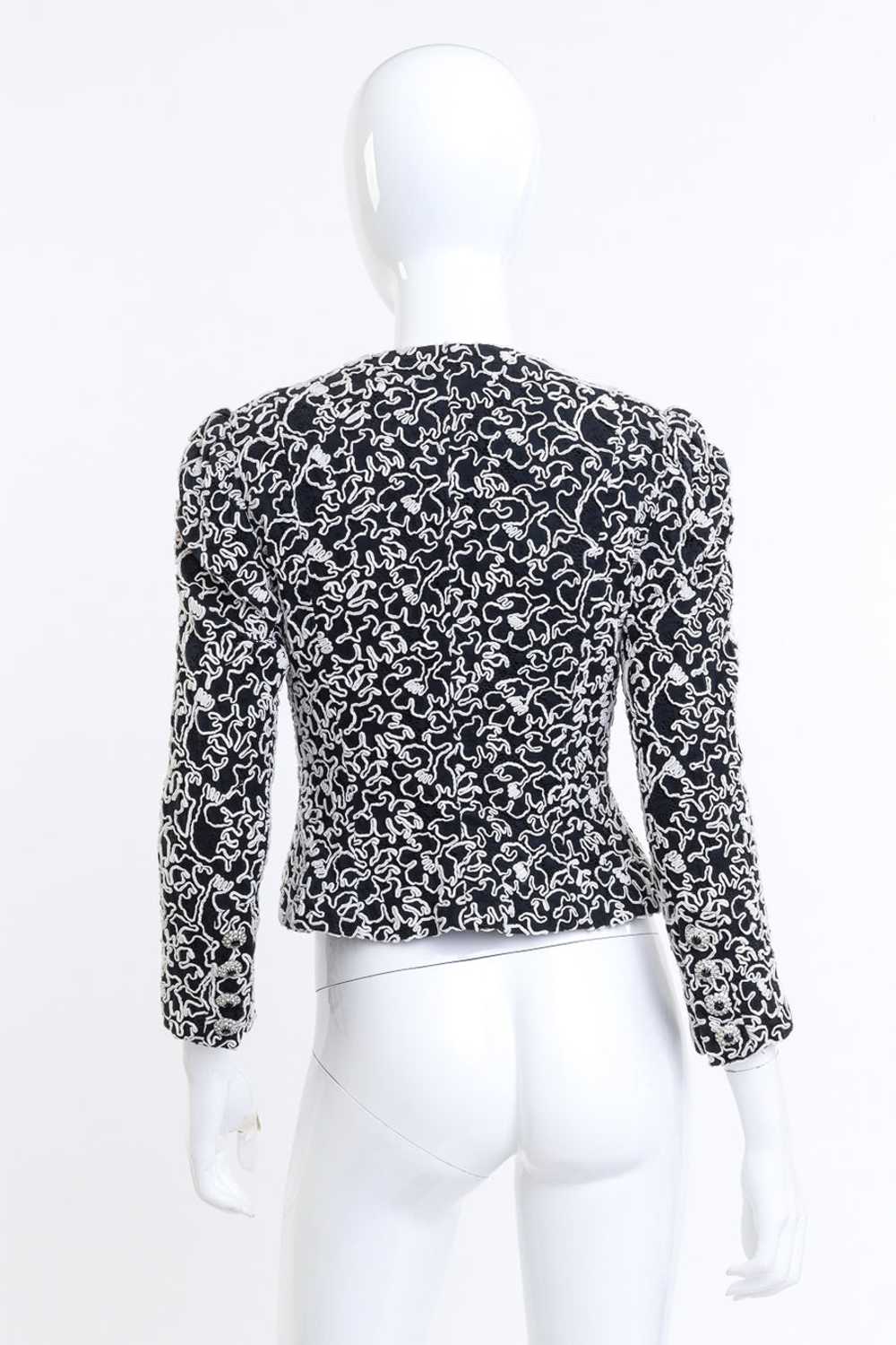 ADOLFO Fitted Lace Jacket - image 3