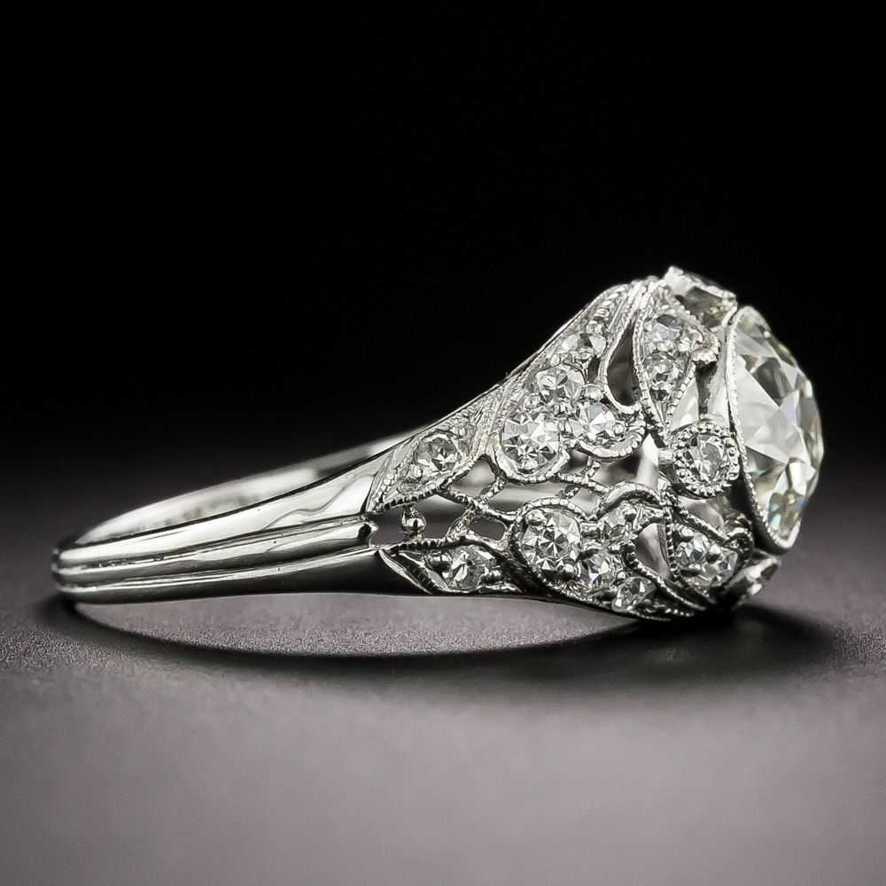 Edwardian 1.75 Carat Diamond Engagement Ring - image 2