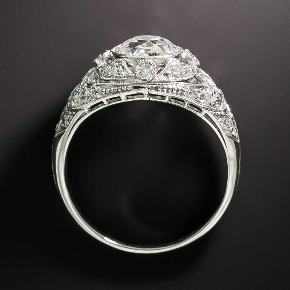 Edwardian 1.75 Carat Diamond Engagement Ring - image 3