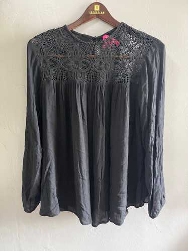 CATHERINE MALANDRINO Black Flowy Blouse (XS) | Use