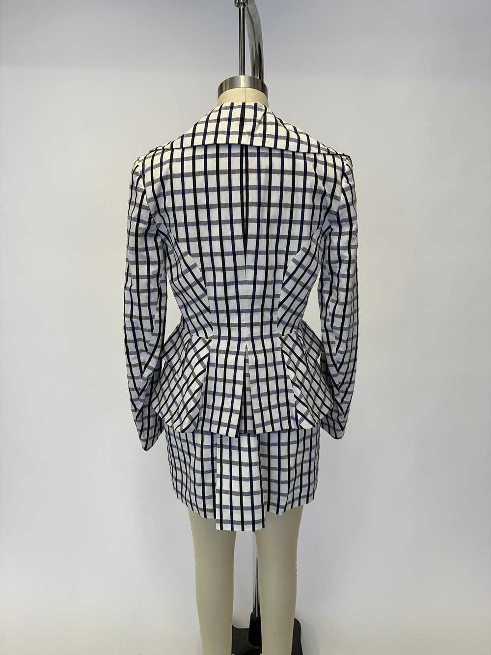 Vivienne Westwood Red Label Grid Skirt Suit - image 7