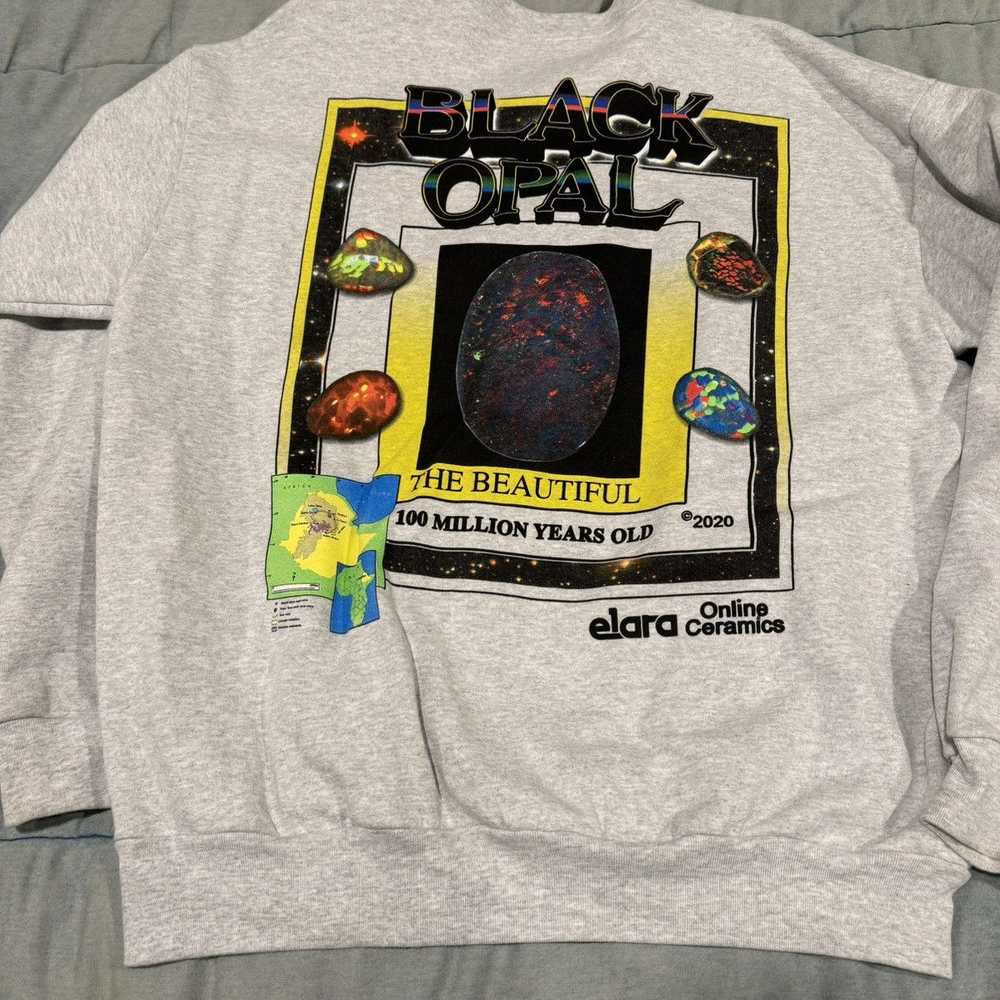 Online Ceramics OC Uncut Gems Black Opal Crewneck - image 5